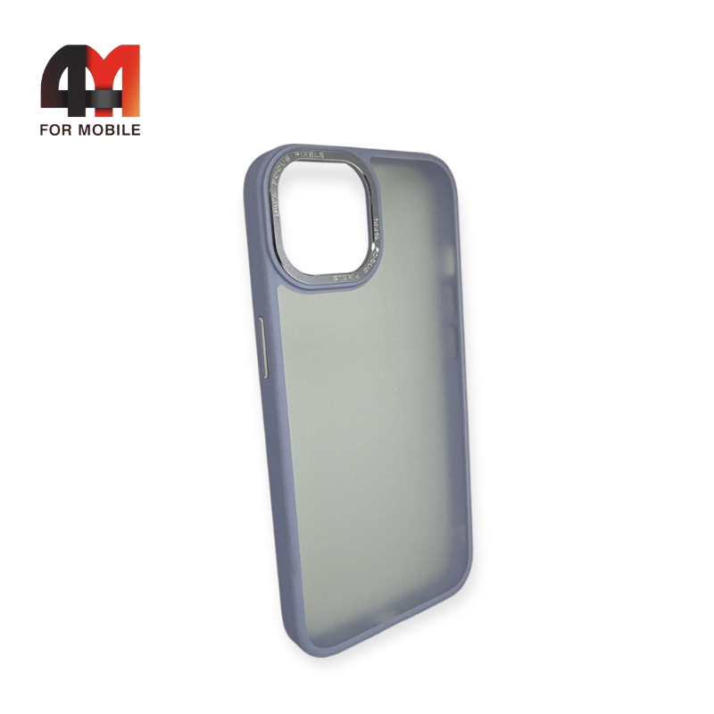 Чехол Iphone 11 пластиковый с усиленной рамкой, лавандового цвета, New Case - фото 1 - id-p226617861
