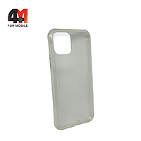 Чехол Iphone 11 Pro Max пластиковый с усиленной рамкой, прозрачный