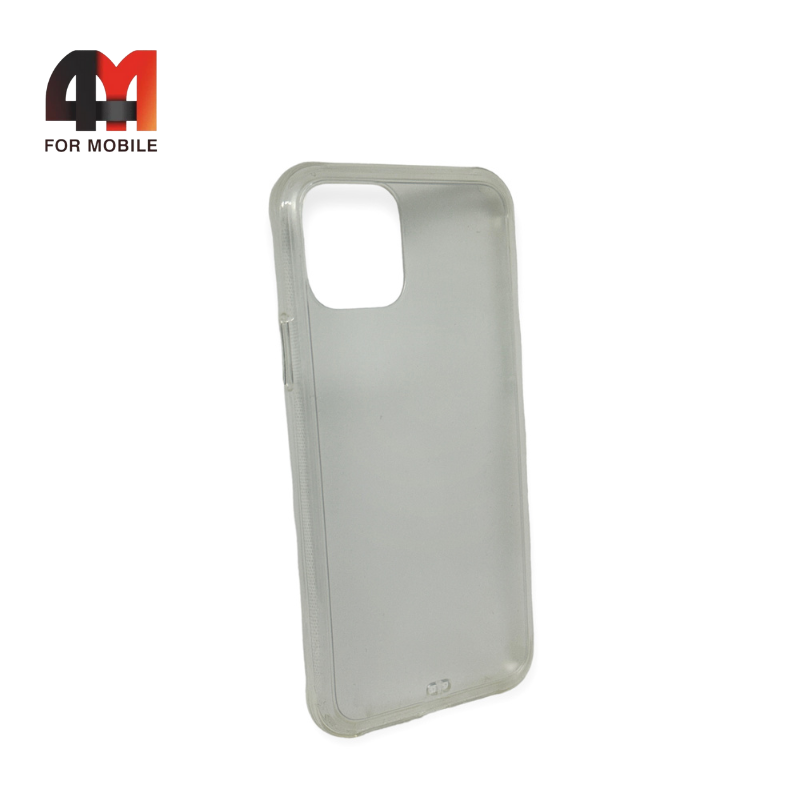 Чехол Iphone 11 Pro Max пластиковый с усиленной рамкой, прозрачный - фото 1 - id-p226617891