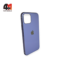 Чехол Iphone 11 Pro Max силиконовый, глянцевый с логотипом, лавандового цвета, Hicool