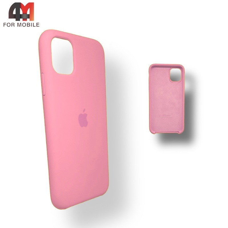 Чехол Iphone 11 Pro Max Silicone Case, 6 розового цвета - фото 1 - id-p226618941