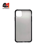 Чехол Iphone 11 Pro Max пластиковый с усиленными углами, черного цвета