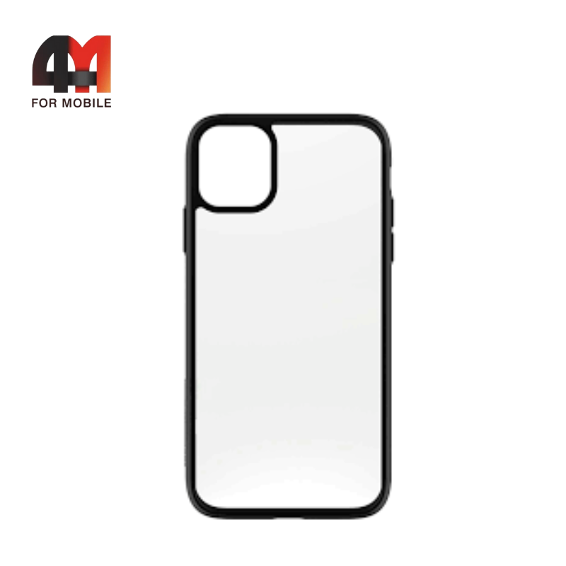 Чехол Iphone 11 Pro Max пластиковый с усиленной рамкой, черного цвета, ipaky - фото 1 - id-p226622507