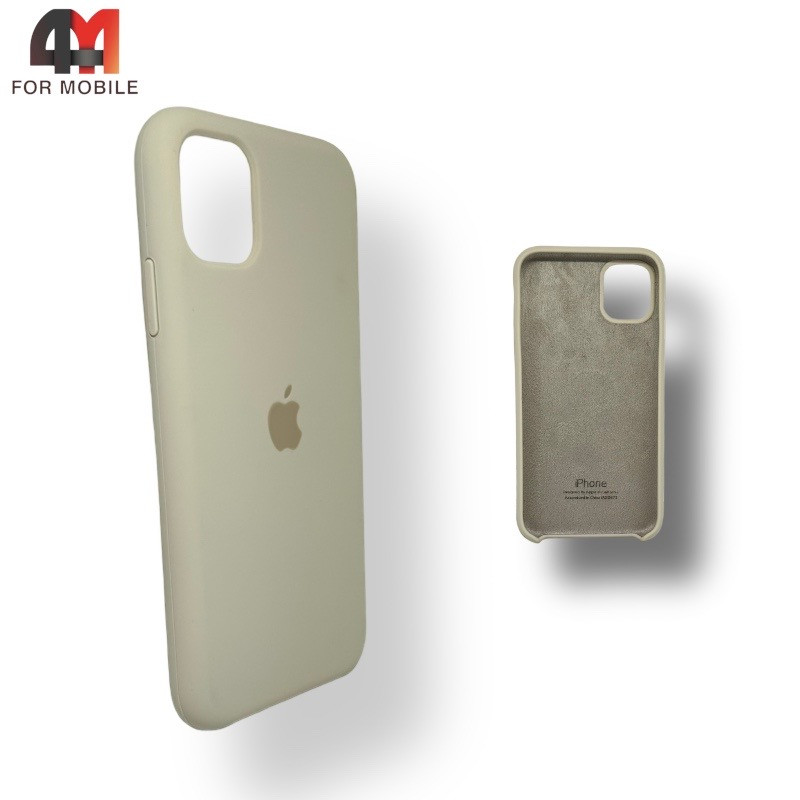Чехол Iphone 11 Pro Max Silicone Case, 11 цвет шампань - фото 1 - id-p226621134
