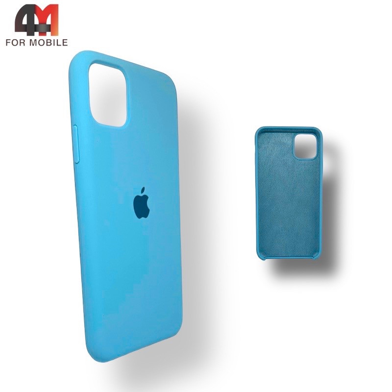 Чехол Iphone 11 Pro Silicone Case, 16 голубого цвета - фото 1 - id-p226618394