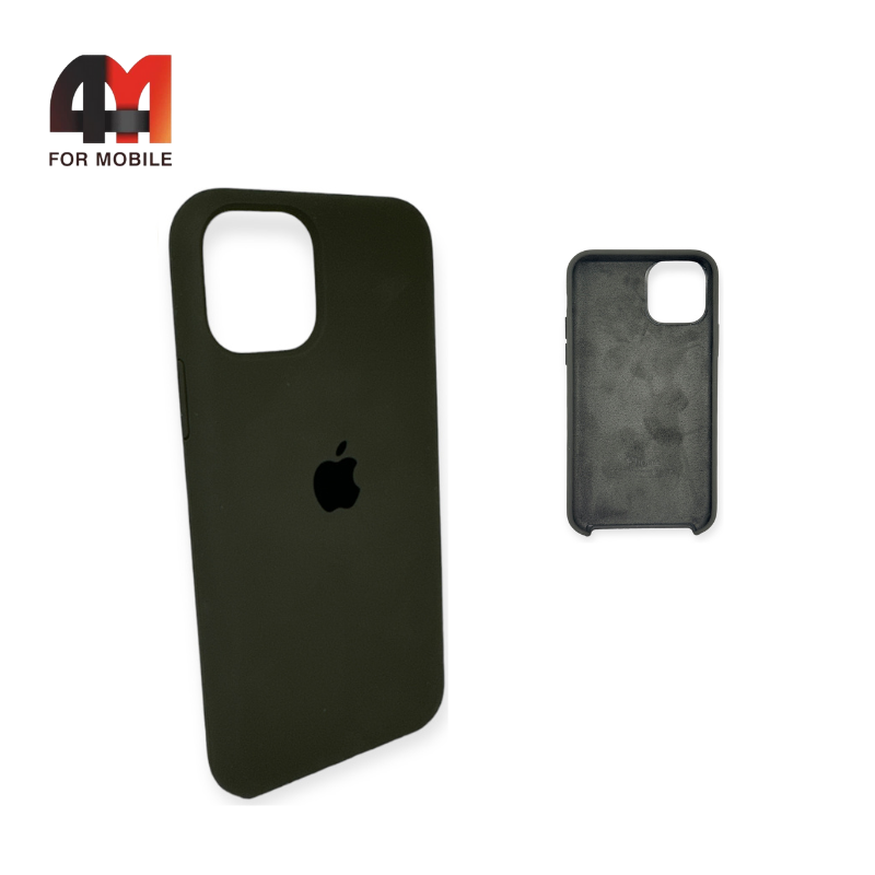 Чехол Iphone 11 Pro Silicone Case, 34 цвет хаки - фото 1 - id-p226617852