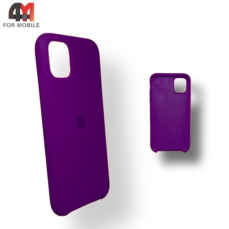 Чехол Iphone 11 Pro Silicone Case, 45 баклажанового цвета - фото 1 - id-p226621518