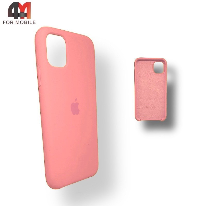 Чехол Iphone 11 Pro Silicone Case, 12 персикового цвета - фото 1 - id-p226619979