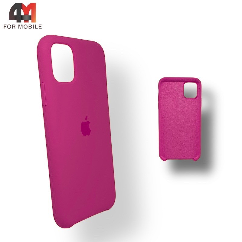 Чехол Iphone 11 Pro Silicone Case, 54 цвет фуксия - фото 1 - id-p226619369