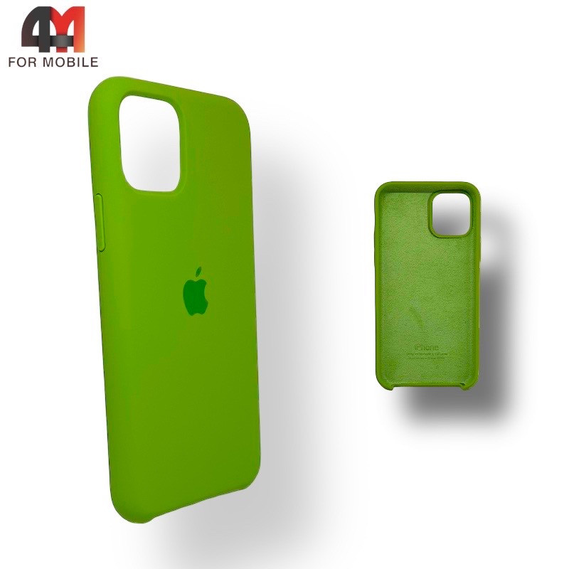 Чехол Iphone 11 Pro Silicone Case, 31 салатового цвета - фото 1 - id-p226619952