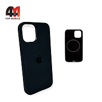 Чехол Iphone 12 Mini Silicone Case Premium + MagSafe, Black