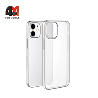 Чехол Iphone 12 Mini силиконовый, плотный, прозрачный