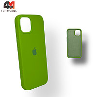 Чехол Iphone 12 Mini Silicone Case, 31 салатового цвета