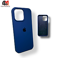 Чехол Iphone 12 Mini Silicone Case, 63 черничного цвета