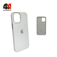Чехол Iphone 12 Mini Silicone Case Premium + MagSafe, White