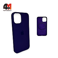 Чехол Iphone 12 Mini Silicone Case Premium + MagSafe, Amethyst