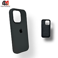 Чехол Iphone 12 Mini Silicone Case, 15 темно-серого цвета