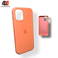 Чехол Iphone 12 Mini Silicone Case, 66 апельсинового цвета