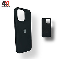Чехол Iphone 12 Pro Max Silicone Case, 18 черного цвета