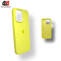 Чехол Iphone 12 Pro Max Silicone Case, 32 желтого цвета