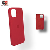 Чехол Iphone 12 Pro Max Silicone Case, 39 алого цвета