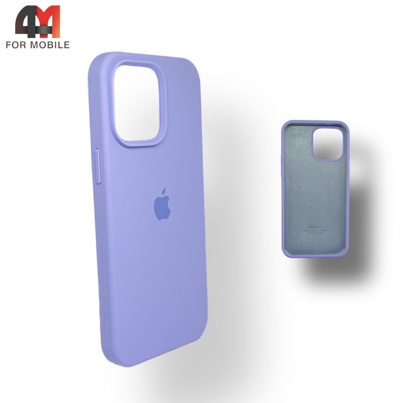 Чехол Iphone 12 Pro Max Silicone Case, 41 лавандового цвета - фото 1 - id-p226618330