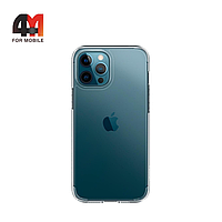 Чехол Iphone 12 Pro Max силиконовый, плотный, прозрачный