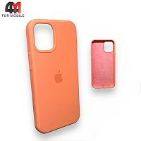 Чехол Iphone 12 Pro Max Silicone Case, 66 апельсинового цвета
