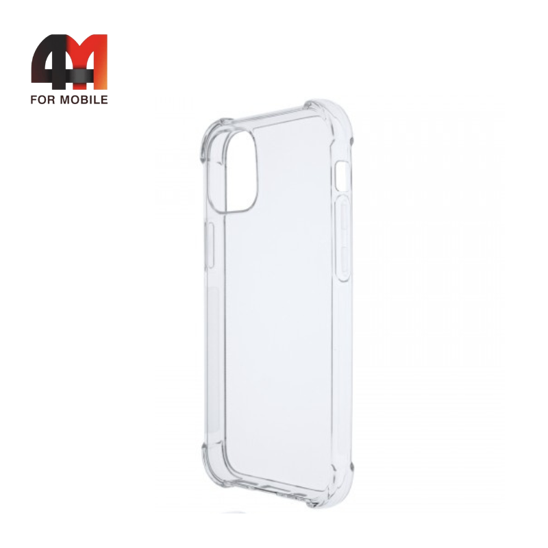 Чехол Iphone 12 Pro Max силиконовый с усиленными углами, прозрачный - фото 1 - id-p226619295