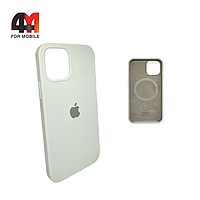 Чехол Iphone 12 Pro Max Silicone Case + MagSafe, White