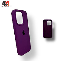 Чехол Iphone 12 Pro Max Silicone Case, 45 баклажановый цвет
