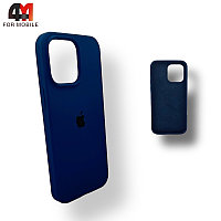 Чехол Iphone 12 Pro Max Silicone Case, 20 темно-синего цвета