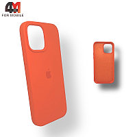 Чехол Iphone 12 Pro Max Silicone Case, 2 тыквенного цвета