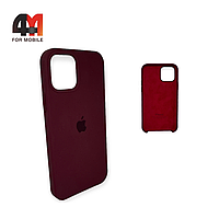 Чехол Iphone 12/12 Pro Silicone Case, 67 цвет марон
