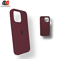 Чехол Iphone 12/12 Pro Silicone Case, 25 цвет марсала