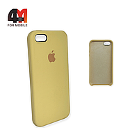 Чехол Iphone 5/5S/SE Silicone Case, 4 янтарного цвета