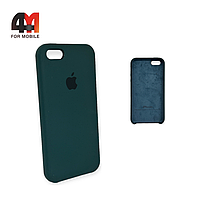 Чехол Iphone 5/5S/SE Silicone Case, 49 темно-бирюзового цвета