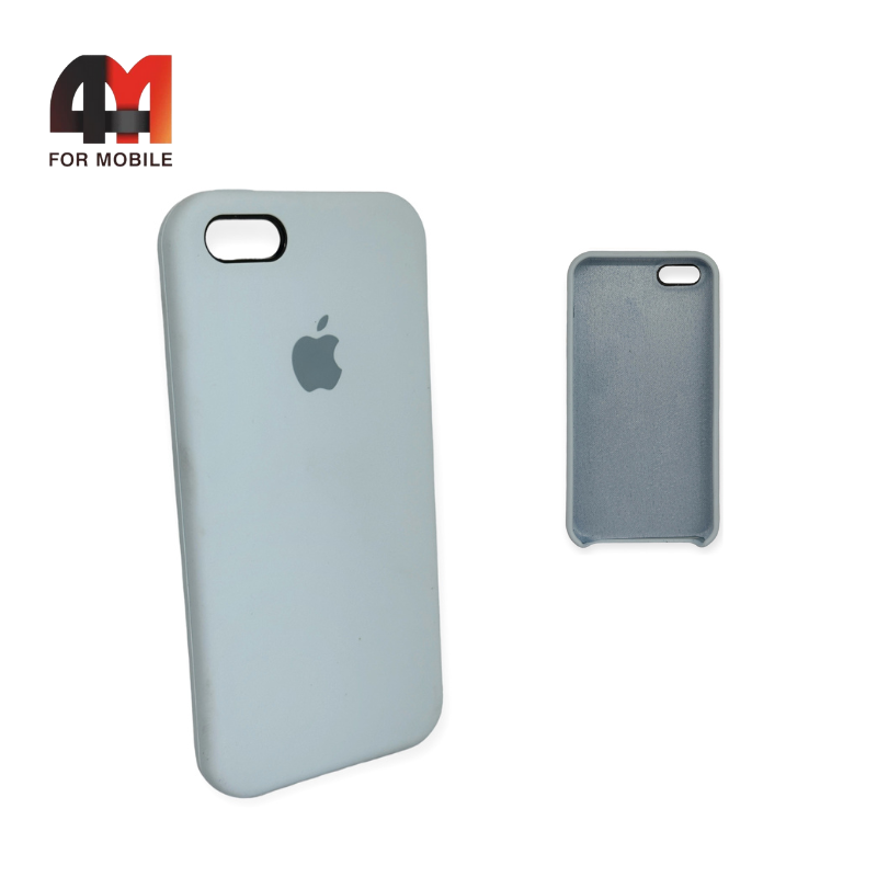 Чехол Iphone 5/5S/SE Silicone Case, 43 цвет сизый - фото 1 - id-p226623313