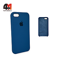 Чехол Iphone 5/5S/SE Silicone Case, 20 темно-синего цвета