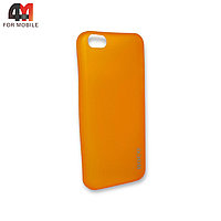 Чехол Iphone 5C пластиковый, ультратонкий, оранжевого цвета, Hoco