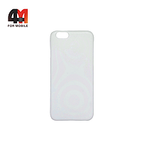 Чехол Iphone 6/6S пластиковый, матовый, белого цвета