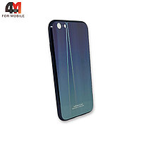 Чехол Iphone 6/6S силиконовый, хамелеон, синего цвета