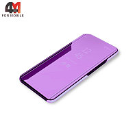 Чехол книга Iphone 6/6S clear view cover, фиолетового цвета