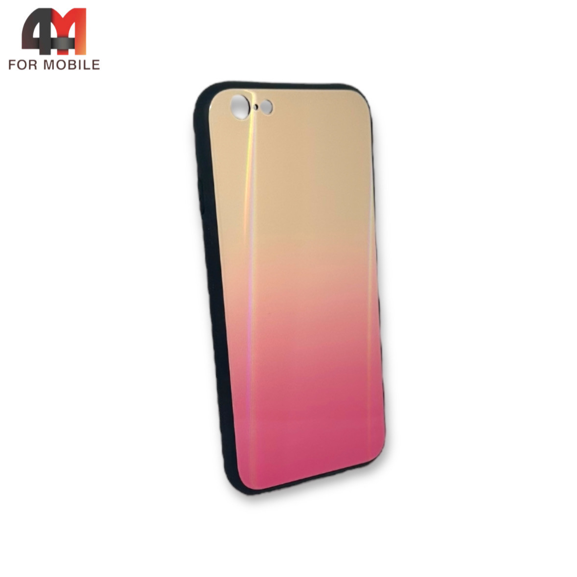 Чехол Iphone 6/6S силиконовый, хамелеон, розового цвета - фото 1 - id-p226617849