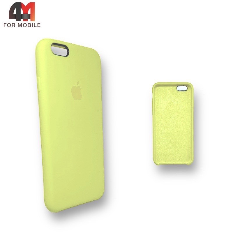 Чехол Iphone 6/6S Silicone Case, 51 ванильного цвета - фото 1 - id-p226617715