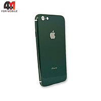 Чехол Iphone 6/6S силиконовый, глянецевый с логотипом, цвет хаки, Hicool