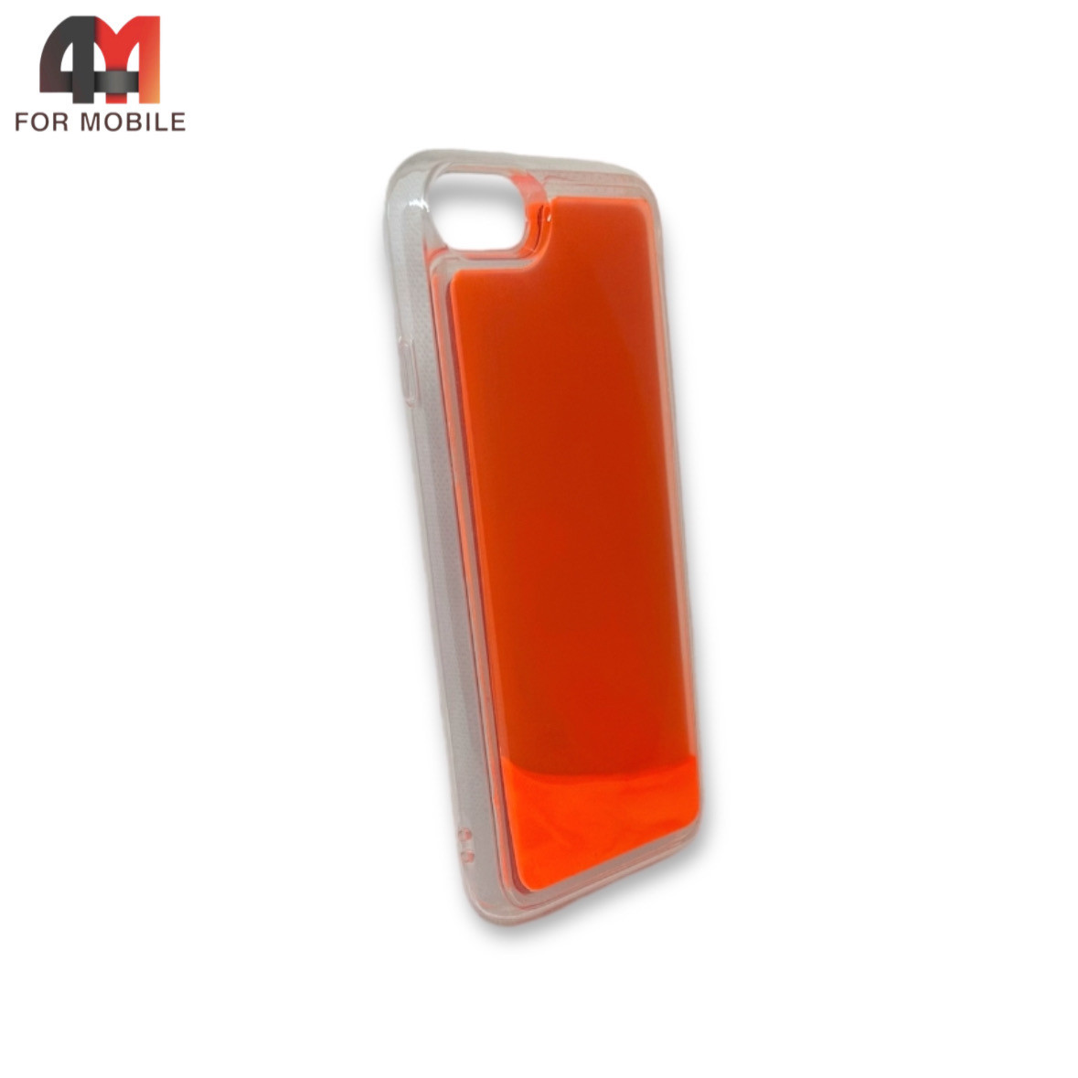 Чехол Iphone 6/6S силиконовый, песочек, оранжевого цвета - фото 1 - id-p226623484