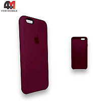 Чехол Iphone 6/6S Silicone Case, 52 бордового цвета