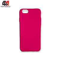 Чехол Iphone 6/6S силиконовый, матовый, розового цвета, Case