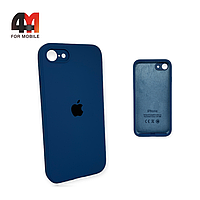 Чехол Iphone 7/8/SE 2020/SE 2022 Silicone Case Squared, 20 темно-синего цвета